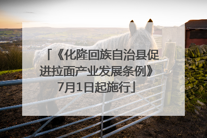 《化隆回族自治县促进拉面产业发展条例》7月1日起施行