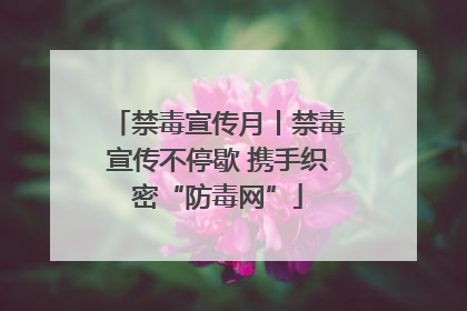 禁毒宣传月丨禁毒宣传不停歇 携手织密“防毒网”