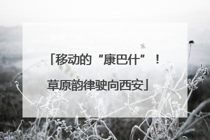 移动的“康巴什”！草原韵律驶向西安