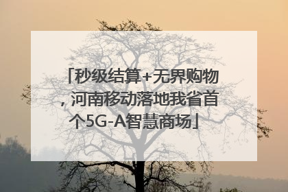 秒级结算+无界购物，河南移动落地我省首个5G-A智慧商场