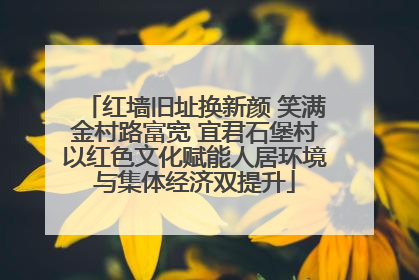 红墙旧址换新颜 笑满金村路富宽 宜君石堡村以红色文化赋能人居环境与集体经济双提升
