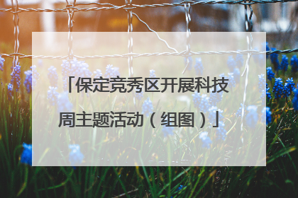 保定竞秀区开展科技周主题活动（组图）