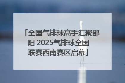 全国气排球高手汇聚邵阳 2025气排球全国联赛西南赛区启幕