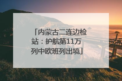 内蒙古二连边检站：护航第11万列中欧班列出境