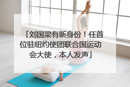刘国梁有新身份！任首位驻纽约使团联合国运动会大使，本人发声