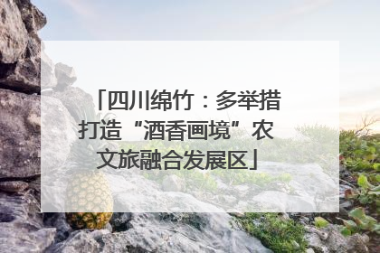 四川绵竹：多举措打造“酒香画境”农文旅融合发展区