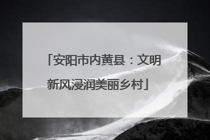 安阳市内黄县：文明新风浸润美丽乡村