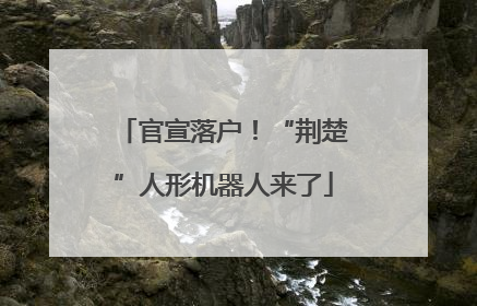 官宣落户！“荆楚”人形机器人来了
