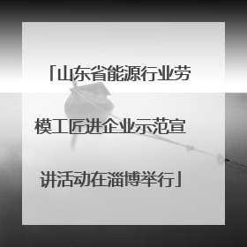 山东省能源行业劳模工匠进企业示范宣讲活动在淄博举行