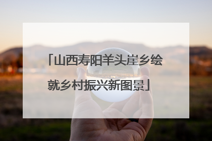 山西寿阳羊头崖乡绘就乡村振兴新图景