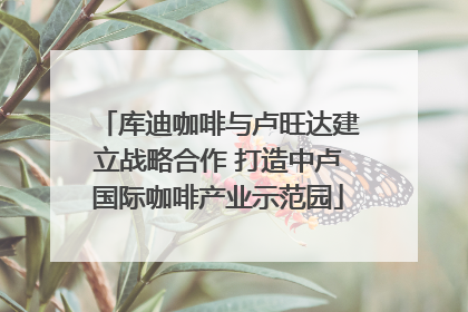 库迪咖啡与卢旺达建立战略合作 打造中卢国际咖啡产业示范园