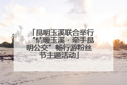 昆明玉溪联合举行“情暖玉溪・牵手昆明公交”畅行游粉丝节主题活动