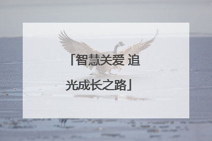 智慧关爱 追光成长之路