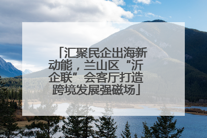 汇聚民企出海新动能，兰山区“沂企联”会客厅打造跨境发展强磁场