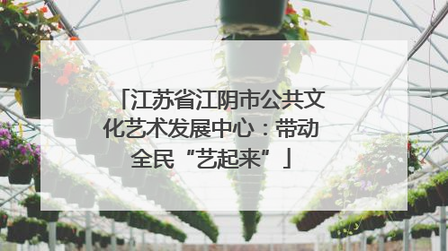 江苏省江阴市公共文化艺术发展中心：带动全民“艺起来”