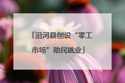 沿河县创设“零工市场”助民就业