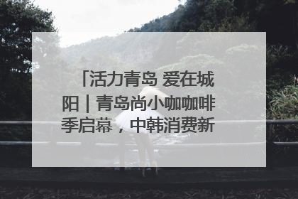 活力青岛 爱在城阳｜青岛尚小咖咖啡季启幕，中韩消费新场景点燃夏日热情