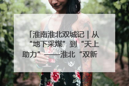 淮南淮北双城记｜从“地下采煤”到“天上助力”——淮北“双新”产业突围记