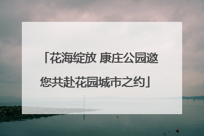 花海绽放 康庄公园邀您共赴花园城市之约