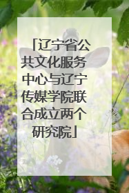 辽宁省公共文化服务中心与辽宁传媒学院联合成立两个研究院
