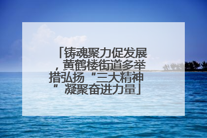 铸魂聚力促发展，黄鹤楼街道多举措弘扬“三大精神”凝聚奋进力量