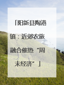 阳新县陶港镇：近郊农旅融合催热“周末经济”