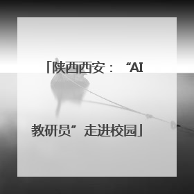 陕西西安：“AI教研员”走进校园