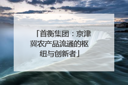 首衡集团：京津冀农产品流通的枢纽与创新者