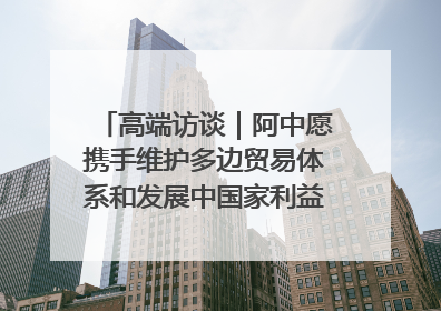 高端访谈｜阿中愿携手维护多边贸易体系和发展中国家利益——访阿拉伯议会议长亚马希