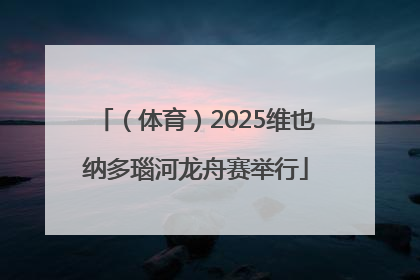 （体育）2025维也纳多瑙河龙舟赛举行