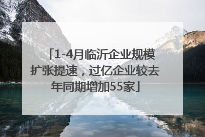 1-4月临沂企业规模扩张提速，过亿企业较去年同期增加55家