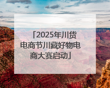 2025年川货电商节川藏好物电商大赛启动