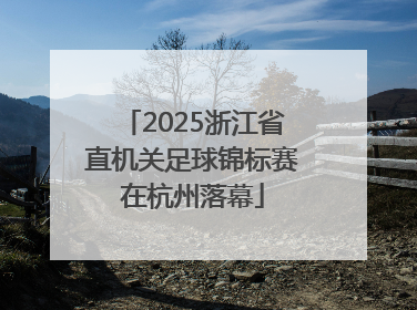 2025浙江省直机关足球锦标赛在杭州落幕
