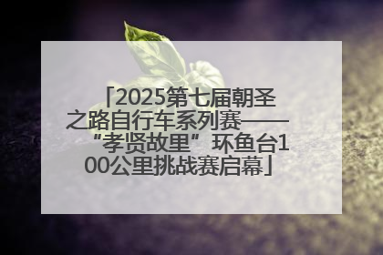 2025第七届朝圣之路自行车系列赛——“孝贤故里”环鱼台100公里挑战赛启幕